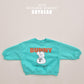 (Pre-order) Soybean Kids - Cloud Bunny Color Block Top & Bottom Set 구름토끼배색상하복 (2 Colors)