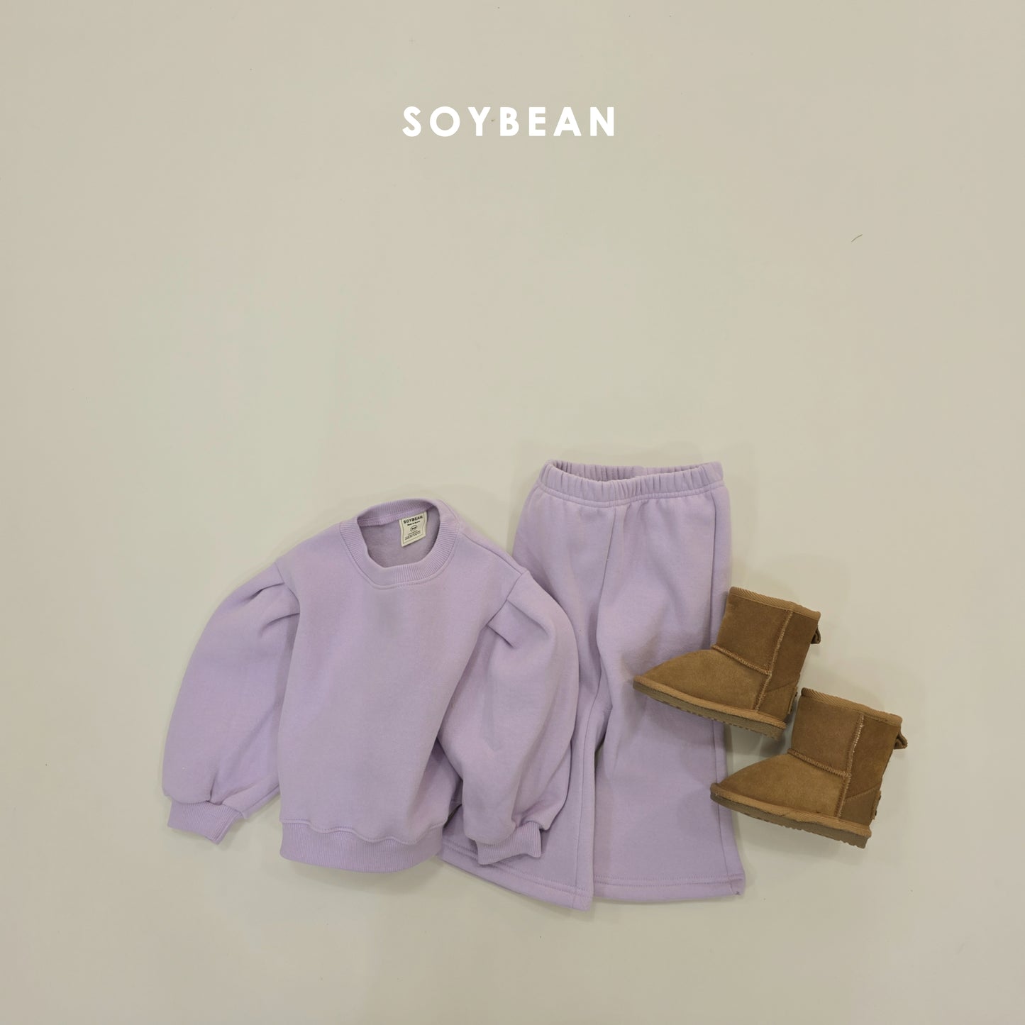 (Pre-order) Soybean Kids Winter - Mongle Flare Top & Bottom Set 몽글플레어상하 (5 Colors)