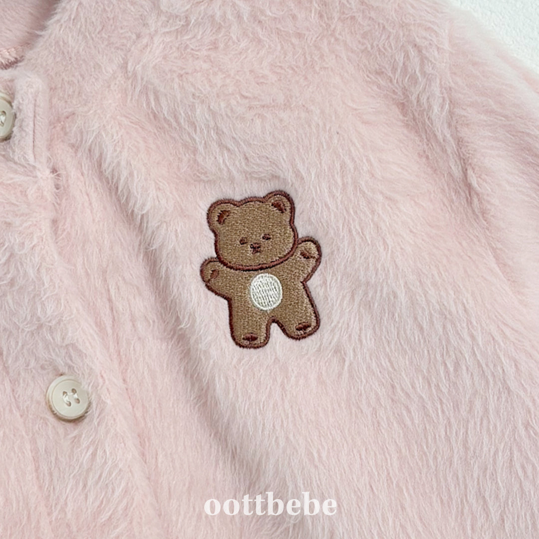(Pre-order) OOTTBEBE Winter - Cotton Candy Cardigan 솜사탕 가디건 (4 Colors)