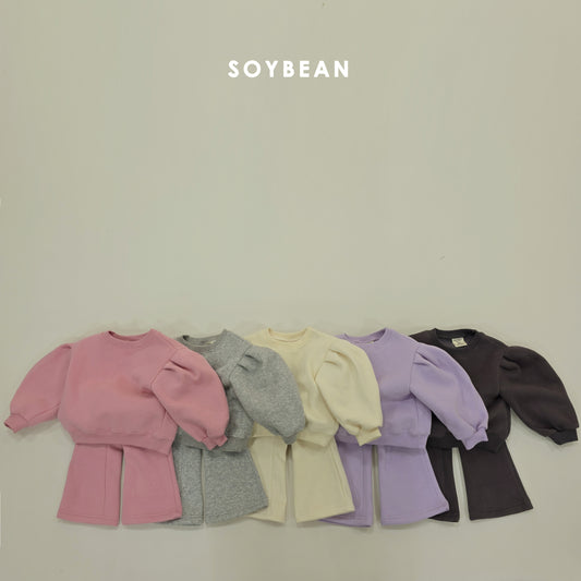 (Pre-order) Soybean Kids Winter - Mongle Flare Top & Bottom Set 몽글플레어상하 (5 Colors)