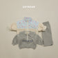 (Pre-order) Soybean Kids Winter - Flower Patch Sherpa Jacket 꽃배색양털JP (2 Colors)