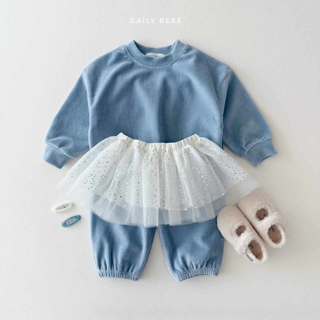 (Pre-order) Daily Bebe Winter - Kids' Layered Tutu Skirt 레이어드 튜튜 (2 Colors)