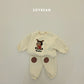 (Pre-order) Soybean Kids Winter - Hello Boucle Rudolph Top & Bottom Set 헬로부클루돌프상하 (2 Colors)