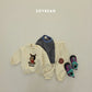 (Pre-order) Soybean Kids Winter - Hello Boucle Rudolph Top & Bottom Set 헬로부클루돌프상하 (2 Colors)