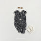 (Pre-order) OOTTBEBE Summer - Petit Leopard Pleated Set 쁘띠호피플리츠상하복 (2 Colors)