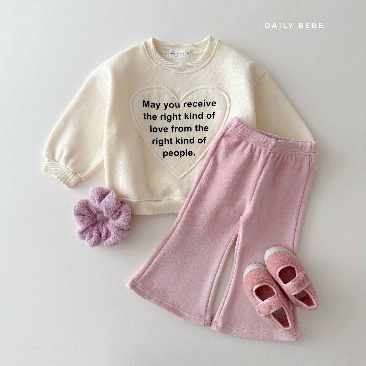(Pre-order) Daily Bebe Winter - Kids’ Mink Bootcut Pants 밍크 부츠컷팬츠 (3 Colors)