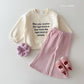 (Pre-order) Daily Bebe Winter - Kids’ Mink Bootcut Pants 밍크 부츠컷팬츠 (3 Colors)