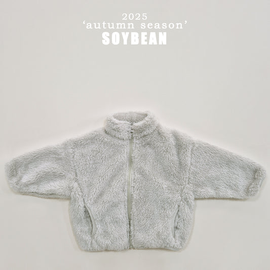 (Pre-order) Soybean Kids - Cotton Candy Fleece Zip-Up 솜사탕후리스 (6 Colors)