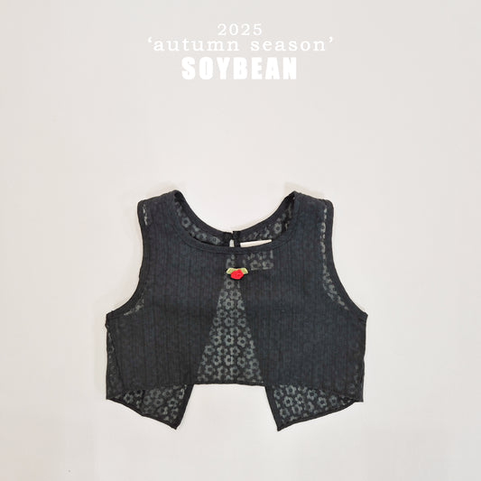 (Pre-order) Soybean Kids - Flower Lace Bustier 플라워뷔스티에 (2 Colors)