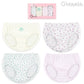 (Pre-Order) MayKids - Summer Leaf Cotton Girls’ Underwear (4-pack)