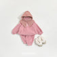 (Pre-order) OOTTBEBE Winter - Puppy Fleece Anorak Top & Bottom Set 멍멍아노락상하복 (4 Colors)