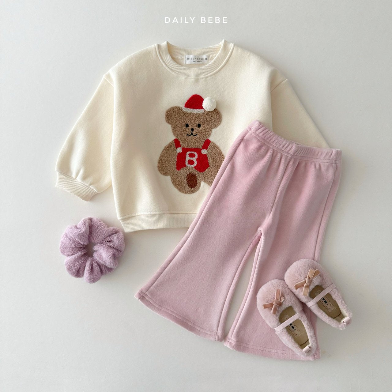 (Pre-order) Daily Bebe Winter - Kids’ Mink Bootcut Pants 밍크 부츠컷팬츠 (3 Colors)