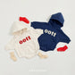 (Pre-order) OOTTBEBE Spring - Bouclé Hoodie Romper 댄디부클후드슈트 (2 Colors)