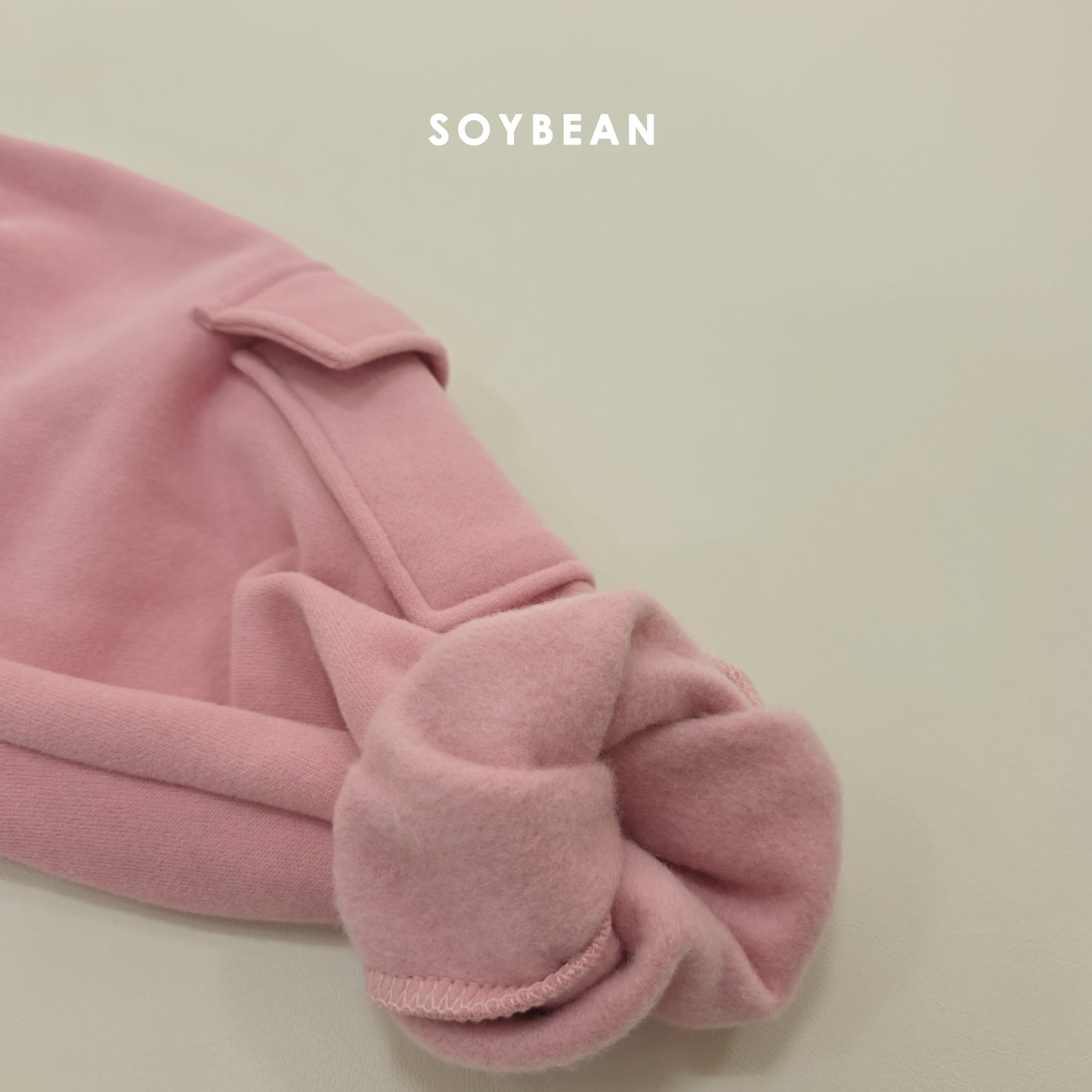 (Pre-order) Soybean Kids Winter - Zip-Up Cargo Fleece-Lined Top & Bottom Set 집업카고상하복 (2 Colors)