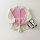 (Pre-order) Daily Bebe - Kids' Varsity Cardigan 바시티 가디건 (2 Colors)