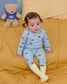 (Pre-order) OOTTBEBE Fall - Cute Car Pajama Set 자동차실내복 (2 Colors)