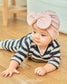 (Pre-order) OOTTBEBE - Mix Stripe Knit Suit 믹스단가라슈트 (2 Colors)
