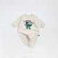 (Pre-order) OOTTBEBE - Dino Full Bodysuit 공룡전신슈트 (3 Colors)