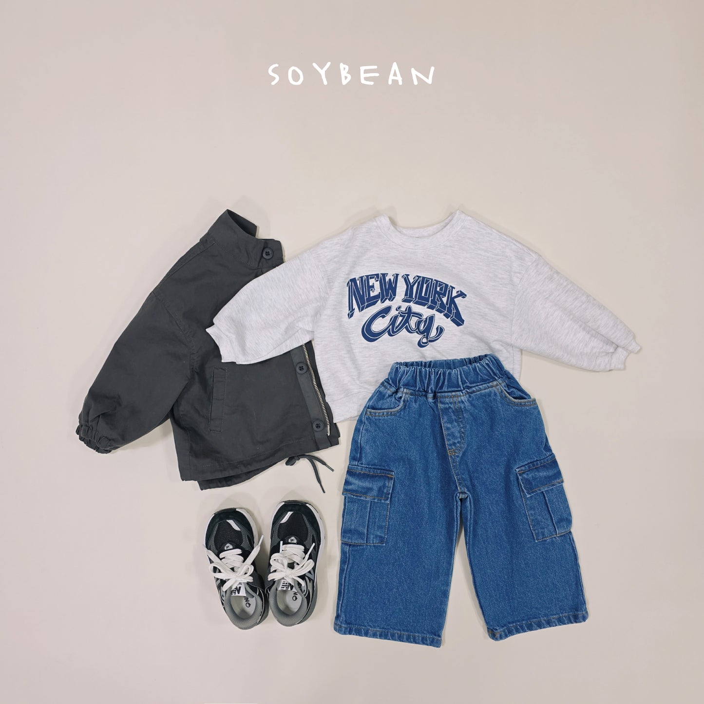 (Pre-order) Soybean Kids Spring- City Field Jacket 시티필드자켓 (2 Colors)