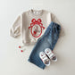 (Pre-order) Daily Bebe - Kids' Bunny Embroidery Sweatshirt 토끼 자수 맨투맨 (2 Colors)