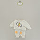 (Pre-order) Soybean Kids - Peanut Butter Top & Bottom Set 피넛버터상하복 (2 Colors)