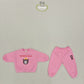 (Pre-order) Soybean Kids - Wonder Bear Top & Bottom Set 원더베어상하복 (3 Colors)