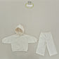 (Pre-order) Soybean Kids - Hoodie Wide Top & Bottom Set 후드와이드상하복 (5 Colors)