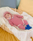 (Pre-order) OOTTBEBE Fall - Sweet Stripe Romper & Leggings Set 바닐라라떼슈트세트 (3 Colors)