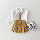 (Pre-order) Daily Bebe - Kids' Check School Necktie 체크 스쿨 넥타이 (2 Colors)