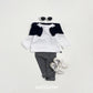 (Pre-order) OOTTBEBE - Plain Tee 3-Piece Set (Cotton Modal) 심플티셔츠 1+1+1(3종세트) (2 Colors)