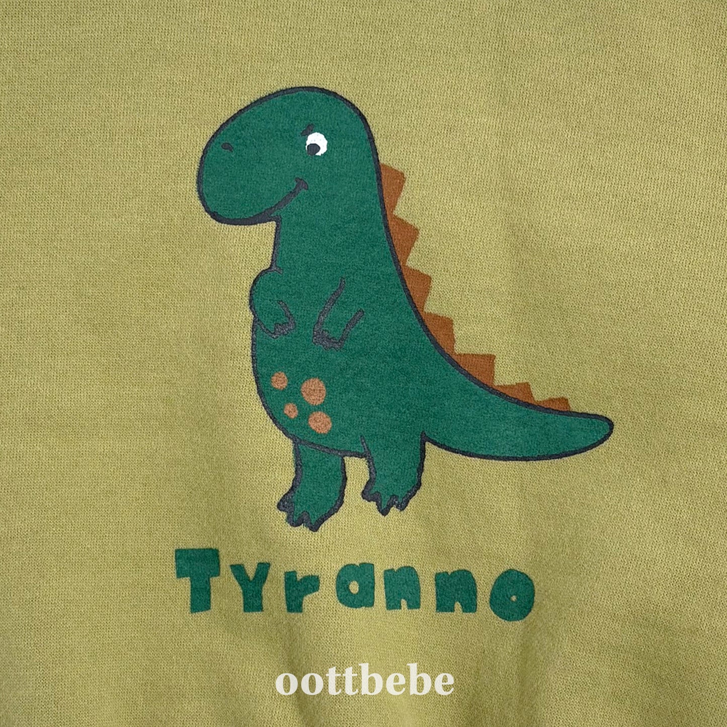 (Pre-order) OOTTBEBE Winter - Dino Friends Fleece Sweatshirt 공룡맨투맨(양기모) 4 Colors)