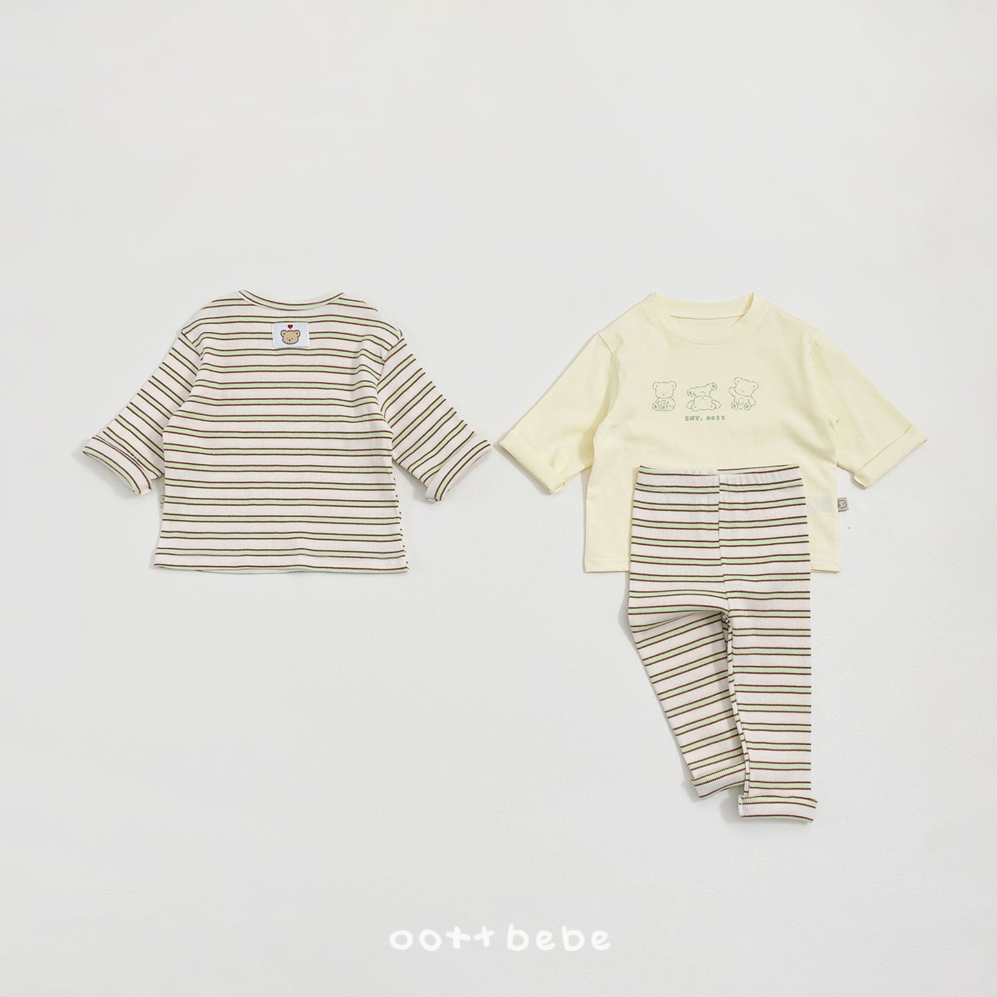 (Pre-order) OOTTBEBE Spring - Say OOTT Leggings 세이오뜨레깅스 (4 Colors)