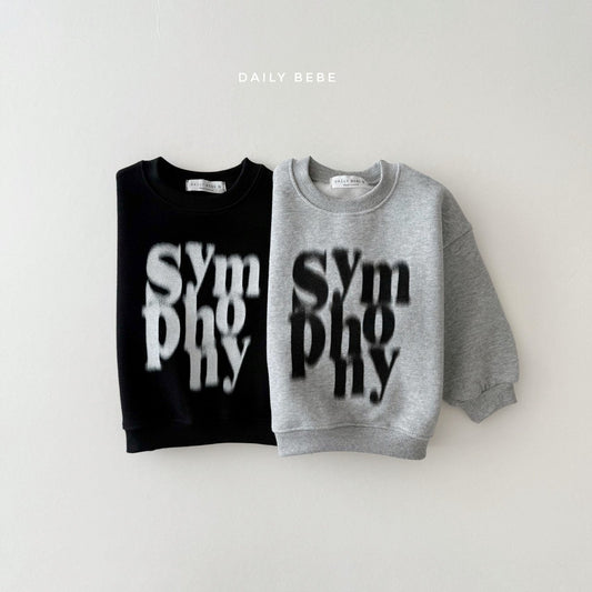 (Pre-order) Daily Bebe Winter - Kids' Symphony Sweatshirt 심포니 맨투맨 (2 Colors)