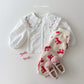 (Pre-order) Daily Bebe - Kids’ Embroidered Collar Blouse 자수카라 블랑