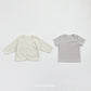 (Pre-order) OOTTBEBE Summer- Pale Striped Cardigan Set (Tee + Cardigan) 페일단가라가디건Set (티셔츠+가디건) (4 Colors)