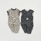 (Pre-order) OOTTBEBE Summer - Petit Leopard Pleated Set 쁘띠호피플리츠상하복 (2 Colors)