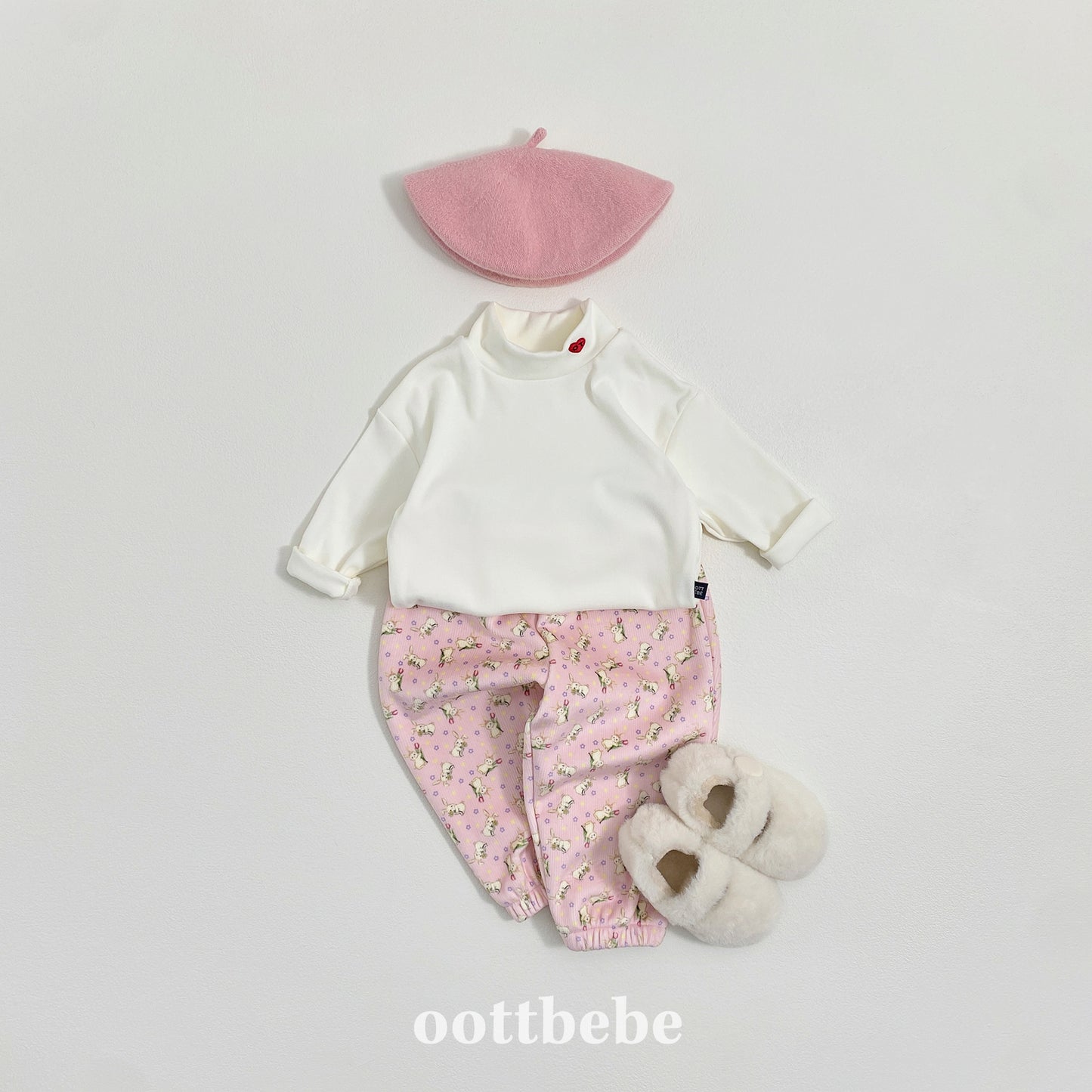 (Pre-order) OOTTBEBE Winter - Animal Forest Cozy Pants 동물의숲고쟁이팬츠 (4 Colors)