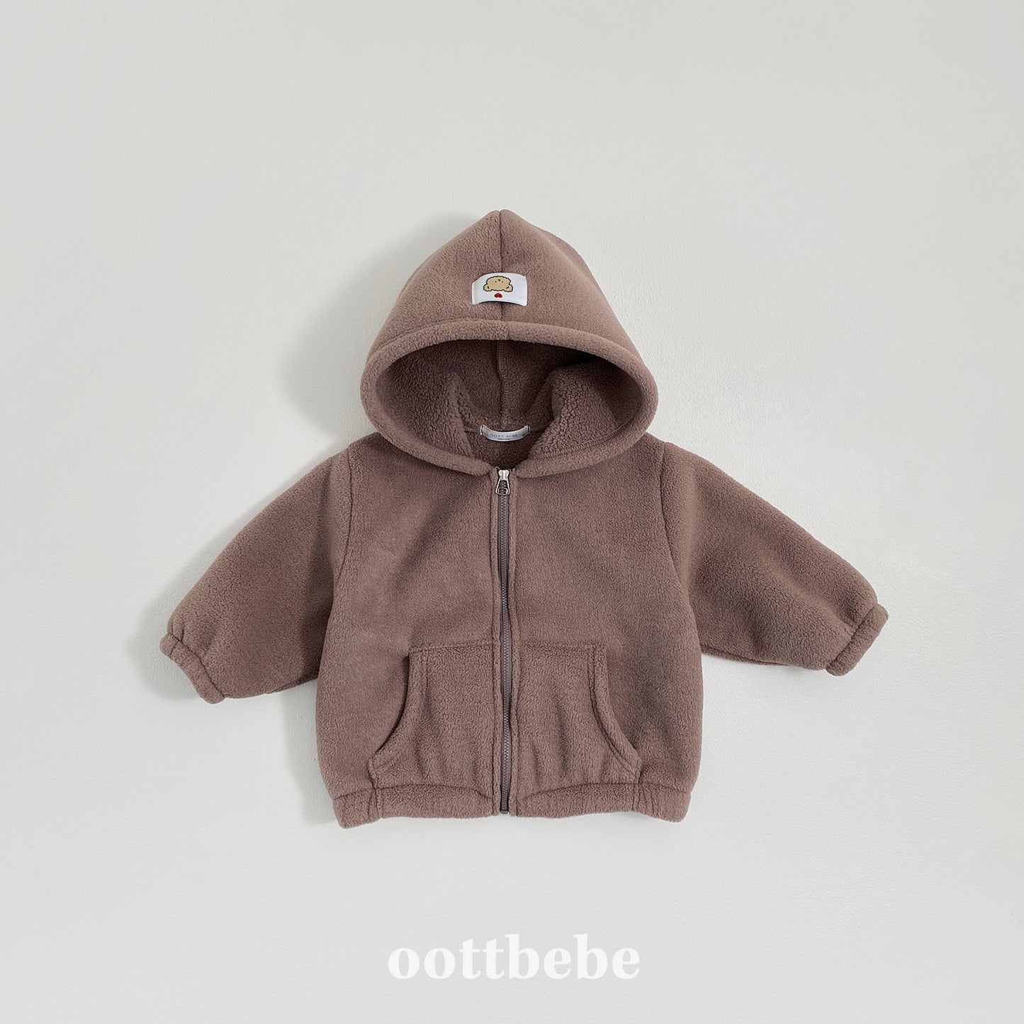 (Pre-order) OOTTBEBE Winter - Marshmallow Cloud Fleece Zip-Up Jacket 말랑구름후리스집업점퍼 (5 Colors)