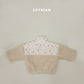 (Pre-order) Soybean Kids Winter - Flower Patch Sherpa Jacket 꽃배색양털JP (2 Colors)