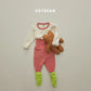 (Pre-order) Soybean Kids Winter - Warm Hug Fleece-Lined Pajama Set 따숩허그세트 (4 Colors)