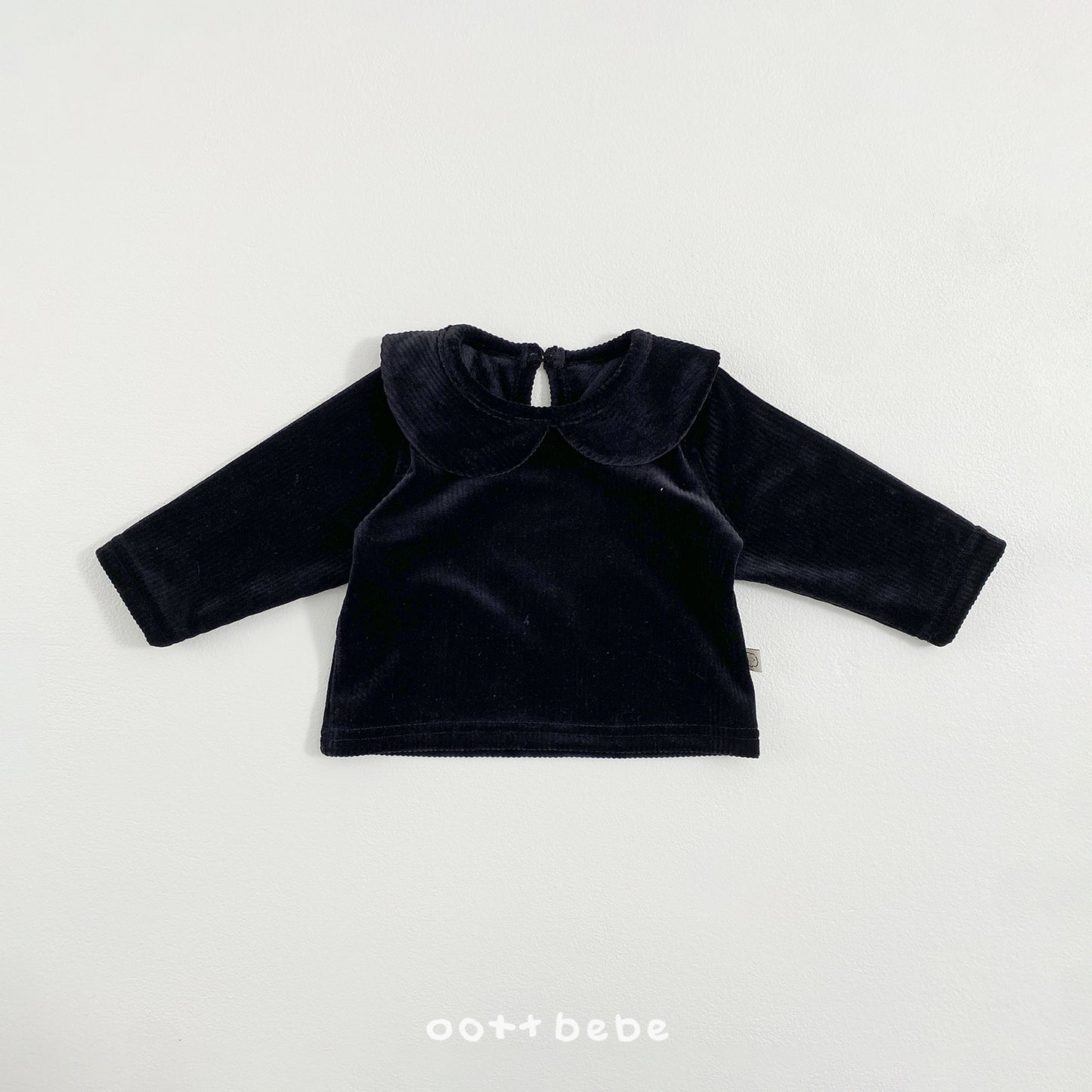 (Pre-order) OOTTBEBE Winter - Mink Collar Tee 밍크카라티셔츠 (3 Colors)