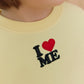 (Pre-order) Daily Bebe - Kids’ Lettering Wide Top & Bottom Set 알럽미 상하세트 (5 Colors)