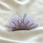 (Chenny Bong Bong) Enchanted Crown Hair Clip - Purple (1 Piece)