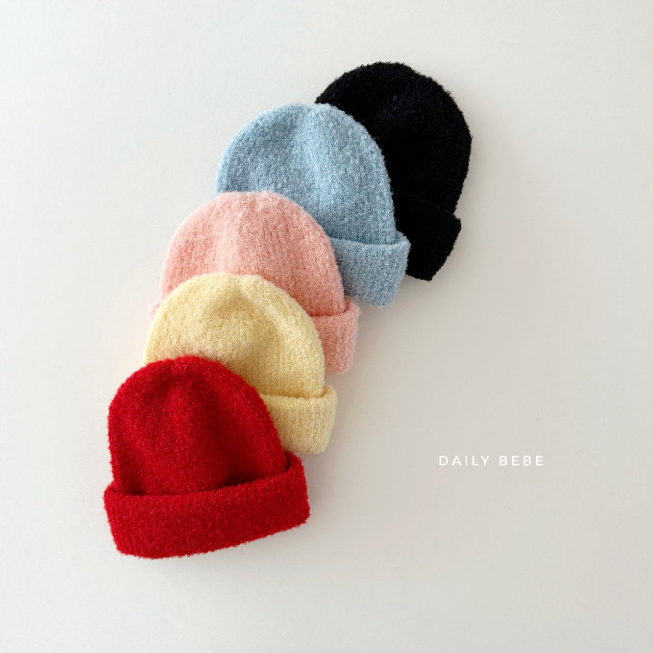 (Pre-order) Daily Bebe Winter - Kids’ Boucle Cozy Beanie 부클비니 (5 Colors)