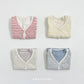 (Pre-order) OOTTBEBE Summer- Pale Striped Cardigan Set (Tee + Cardigan) 페일단가라가디건Set (티셔츠+가디건) (4 Colors)