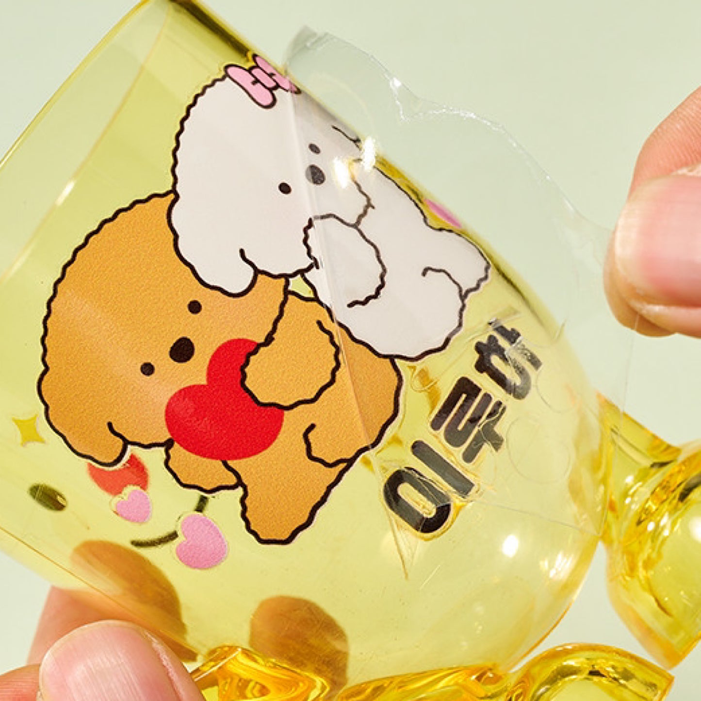 (Pre-order) Personalized Clear Embossed Waterproof Name Stickers (Characters)