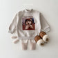 (Pre-order) Daily Bebe - Kids' Puppy Mock-Neck Sweatshirt 강아지 반목 맨투맨 (2 Colors)