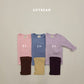 (Pre-order) Soybean Kids Winter - Puffy Contrast Flare Set 퐁실배색플레어세트 (3 Colors)