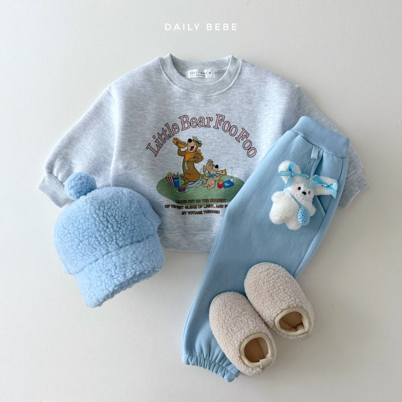 (Pre-order) Daily Bebe - Kids’ Keyring Jogger Pants 키링조거팬츠 (3 Colors)