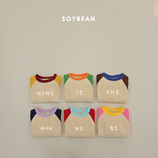 (Pre-order) Soybean Kids Winter - Color Pang Fleece Tee 컬러팡플리스티 (6 Colors)